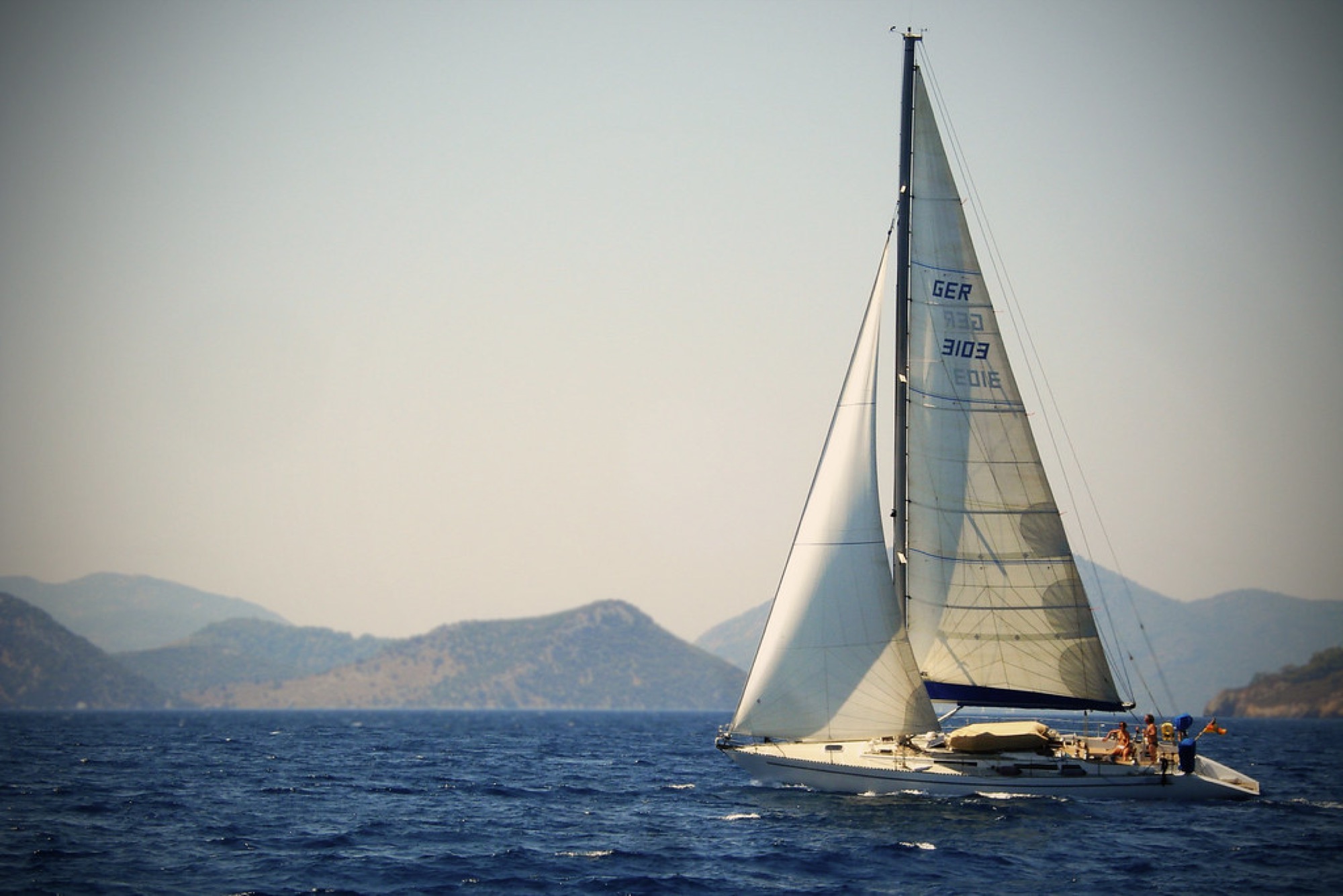Sailing along the Lycian coast